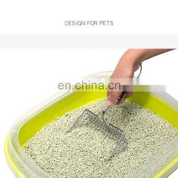 Wholesale Customized New Design Stainless Steel Metal Cat Litter Scoop Durable Cat Litter Shovel photo-2