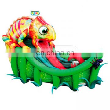 lizard party  colorful bounce  bouncy inflatable slide for party