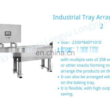 Longyu New Industrial High Capacity Multifunctional BiscuitsTray Arranging Machine photo-4