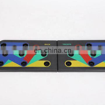 Fashion ABS/TPR Push-ups on the Ground Gym Bracket Board Home Training Exercise Portable Bar Push Ups Table photo-3