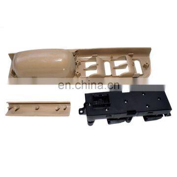 For VW MK4 Beige Master Window Switch Control Panel Trim Bezel & Switch 3pcs photo-2