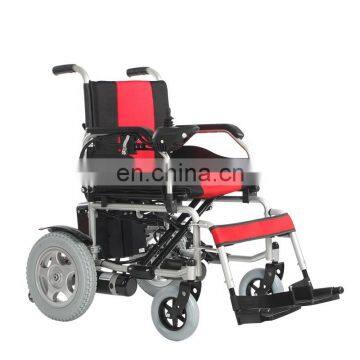 Disabled Motorized Wheel Chair Power Motor Steel Folding Electric Wheelchair