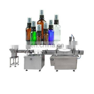 Full Automatic Body Spray Bottle Filling Machine Perfume Lotion Filling Capping Machine