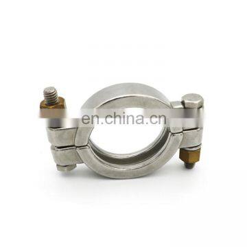 Wholesale High Quality Steel Tri Clamp Double Bolted SS304 Quick Connect Tube Pipe Clamp Connecting Clamps photo-5