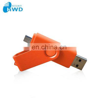Cheap Colourful Promotion Gift OTG USB 2.0 Swivel USB Flash Drive USB Flash Drive photo-5