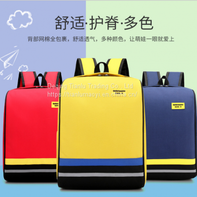 Kindergarten Schoolbag Custom Logo With Reflective Strip Backpack Printing Children Schoolbag Backpack NEW photo-2