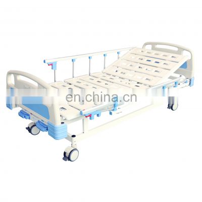 Hot-selling best price metal hospital bed two or three crank for hospital or clinics