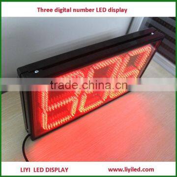 day countdown clock 3 digit timer LED digital clock red display