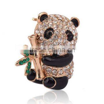 2015 Trendy cute panda jewelry brooches in bulk