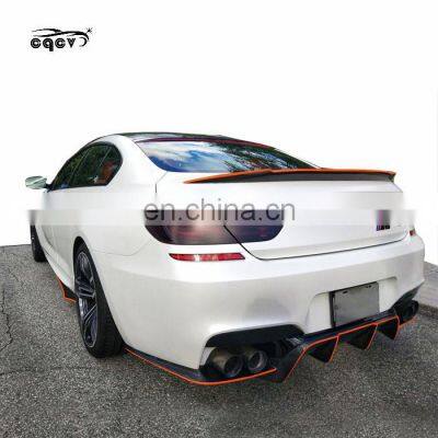 Super Pefect CQCV Style Carbon Fiber Body Kit for BMW M6 Carbon Fiber Front Lip Rear Lip Side Skirts and Wing Spoiler photo-5