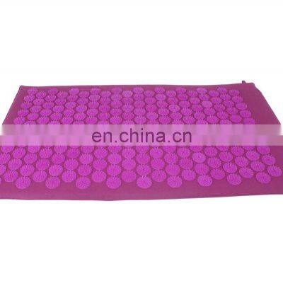 100% cotton sheeting customization with multi color virgin plastic nail button acupressure mat