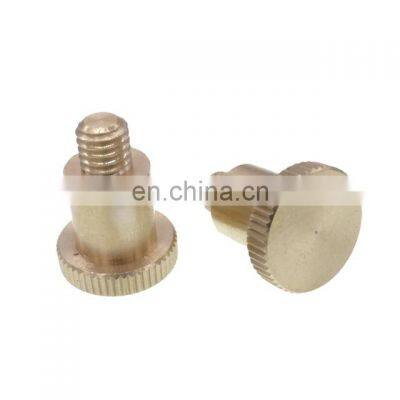 brass slot round head micro thumb machine screws