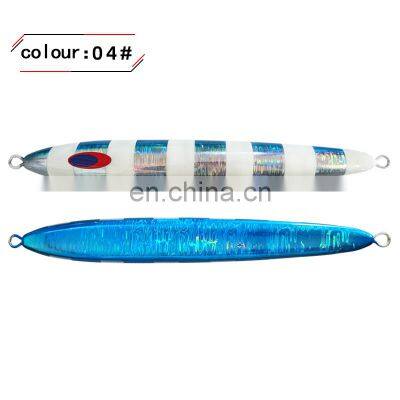 Hot selling  500g 600g 700g 1000g fishing lures topwater saltwater metal jig lure slow jigging lure