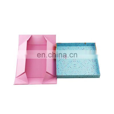 High fashion paper gift package wedding birthday candy folding box