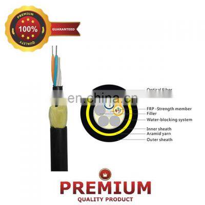 Fiber Optical CableAdss Aramid Yarn Self Supported 48Core 100m Span Double Jacket Frp Centure Manufacturer In China photo-2