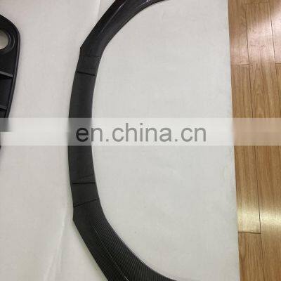Glossy Carbon Fiber Color Universal Front Lip G Type For Avante 2015 Lip For Mecedes Benz W117 W204 W203 W205 W213 W212 W211 C20 photo-4