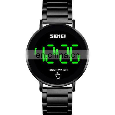 Luxury watch skmei 1550 LED touch watch gold men digital watches