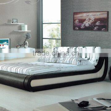 2016 Top fashion leather bed