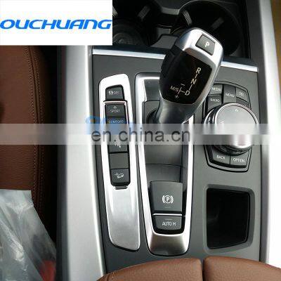 Car Interior Accessory Gear Shift Knob Cover Sticker Trim For BMW X5 F15 X6 F16 2014 2015 2016 Car-Styling photo-3