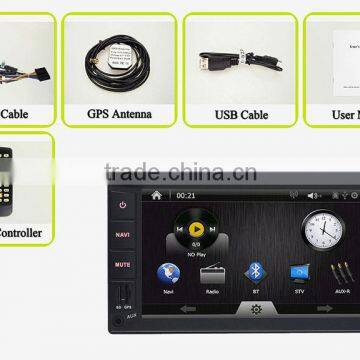 Digital Touch Screen Car Radio DVD CD GPS Bluetooth,AM/FM,RDS,Phonebook,AUX,Car Double Din GPS DVD Steering Wheel Control,USB/SD photo-5