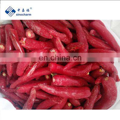 2022 A Grade New Crop IQF Frozen  Red Chilli with Competitive Price