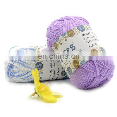 Ready To Ship Hand Knitting Anti Insects Bamboo Cotton Yarn For Sweater Hat Toys Bag