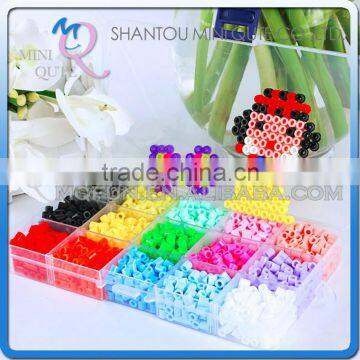 Mini Qute Kawaii DIY plastic Ironing Hama Perler Beans 3D Jigsaw Cinderella model building blocks educational toy (Accept OEM)