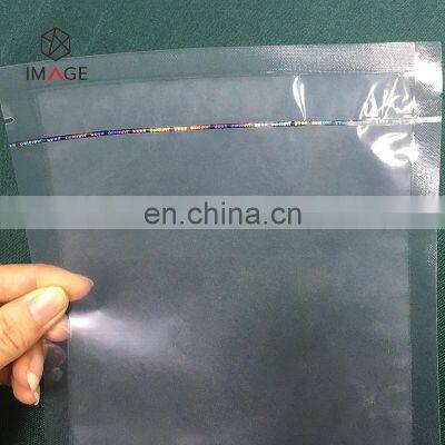 Own Text Printed Single Sided Adhesive Holographic Tear Tape for Packaging Bag photo-5