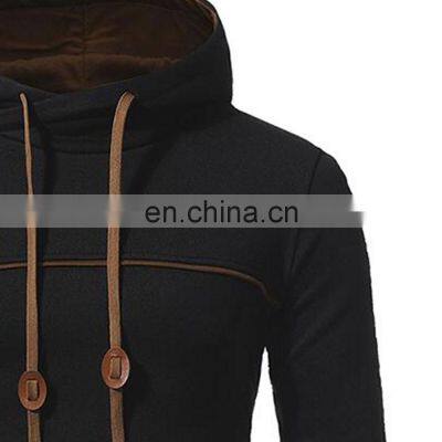 OEM High Quality Oversize Plain Sweatshirt Wholesale 100% Cotton Custom Embroidery Blank Unisex Hoodie for Men photo-4