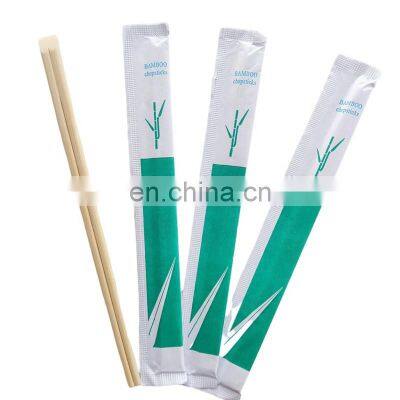 Disposable Bamboo Twins and Tensoge Chopsticks With Full Paper Cover