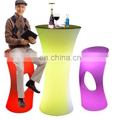 hookah lounge led furniture illuminated outdoor patio luxury light up led bar furniture tables and chairs sofa set