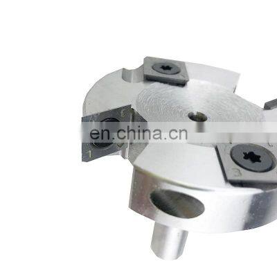 LIVTER 2-31/64 Dia x 15mm x 1/2 Inch Shank End Mill Carbide Insert Surface Planing Wood Milling Cutter CNC Router Bit photo-2