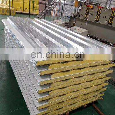 50mm 75mm EPS Sandwich Wall & Roof Panel Rock Wool Sandwich Panel Low Cost Building Materials for Prefab House photo-5