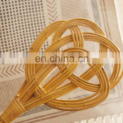 Hot Selling Large Rug Beater Made of Natural-coloured Woven Rattan Cheap Wholesale Made in Vietnam