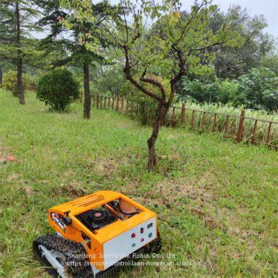 remote control slope mower, China remote controlled lawn mower for sale price, remote brush cutter for sale