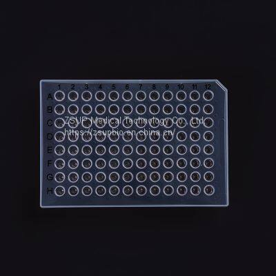 PCR Strip Tube Plate, 96-well, Low Profile, White photo-2