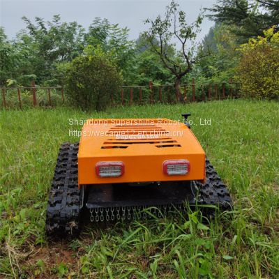 tracked robot mower, China track mower price, remote brush mower for sale