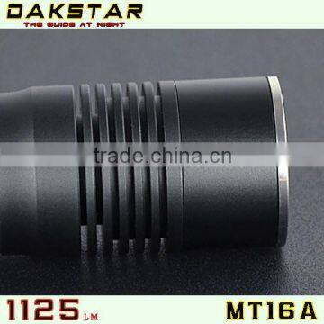 DAKSTAR MT16A XML T6 1125LM 26650 LED CREE Battery High Power Police Military Flashlight photo-4