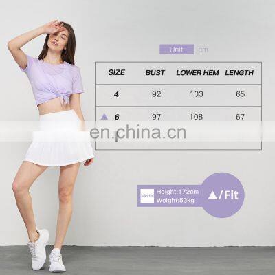 Round Neck Anti Odor Quick Dry Sports T Shirts Full Custom Loose Casual Fitness Yoga Short Sleeve Tops