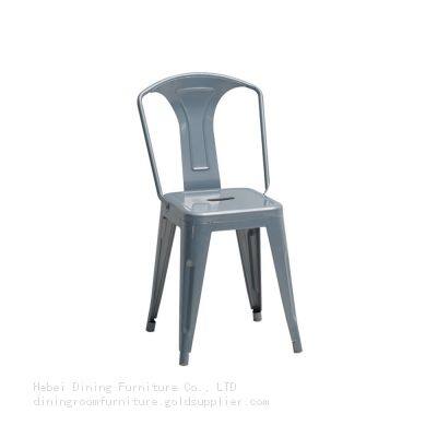 Solid Color Iron Dining Chair DC-M03