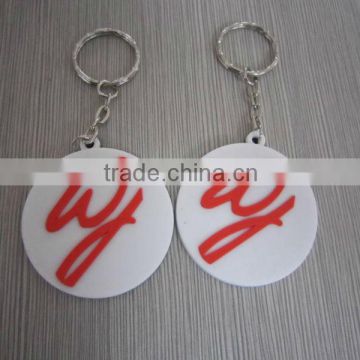 promotion keychain, Flexible rubber key rings for sale