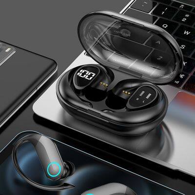 Most Selling Product Digital Display TWS Hanging Earphone Murah Sport Headphone Audifonos-Bluetooth True Wireless Earbuds