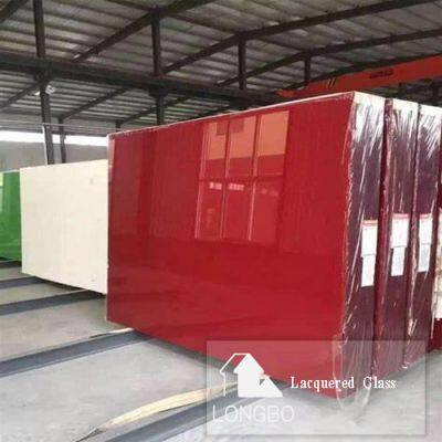 China Factory Temperable Colorful Lacquered Glass for Furniture photo-4