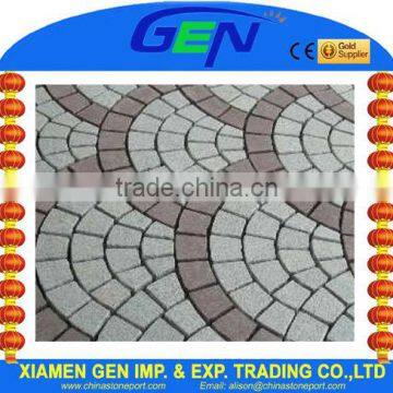 Flower Shape Granite Paving Stone Circle