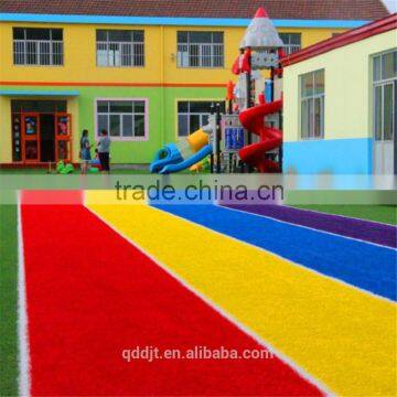 25mm colorful artificial fake grass for kindergarden and parties