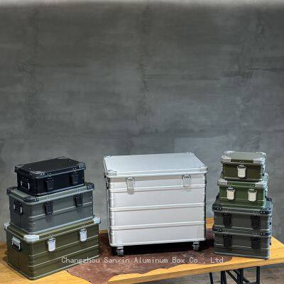 Heavy-Duty Machine Dog Aluminum Storage Box – Sturdy Transport Solution for Robotic Equipment