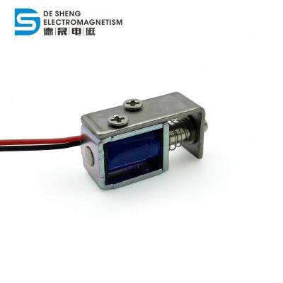 Wholesale DS-0415 12v 24v 3mm Stroke Push Pull Open Frame Mini Solenoid