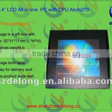 customizable! 10.4inch touch industrial pc with LCD panel/ Intel Atom N270 CPU