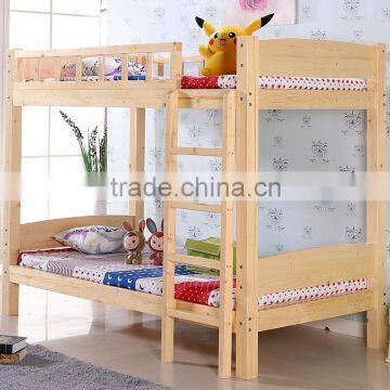 New Fashion Furniture Pine Wood Double Bunk Children Bed photo-3
