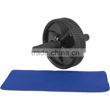 Ab Wheel Abdonimal Roller Trainer with Knee Mat Fitness Exerciser